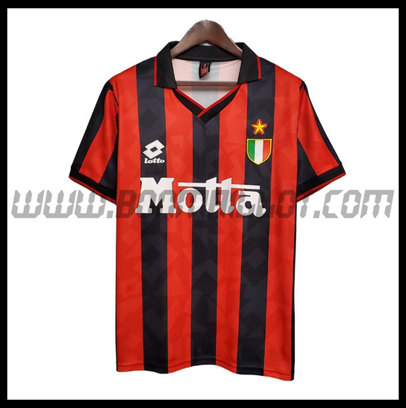 Maillot Foot Milan AC Retro Domicile 1993/1994