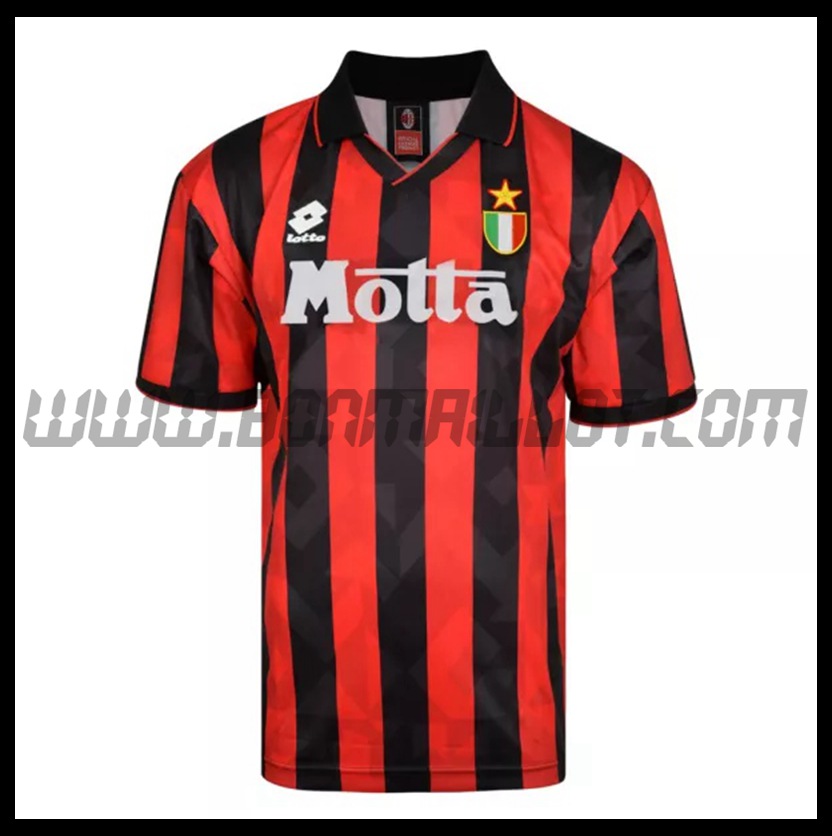 Maillot Foot Milan AC Retro Domicile 1993/1994