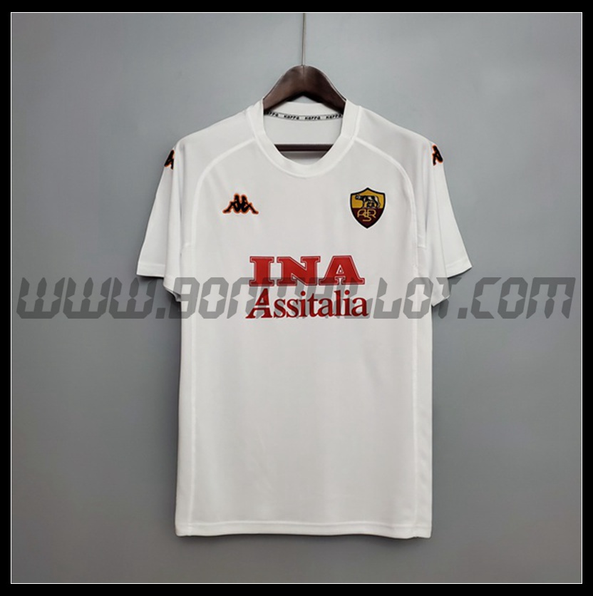 Maillot Foot AS Roma Retro Exterieur 2000/2001