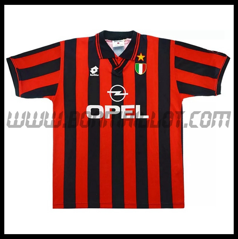 Maillot Foot Milan AC Retro Domicile 1996/1997