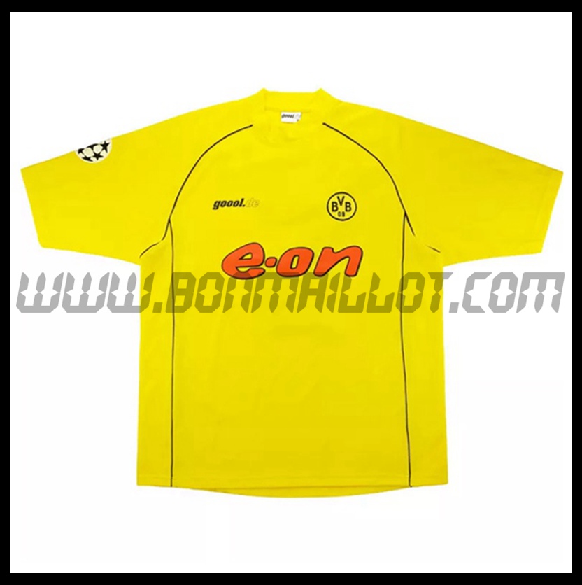 Maillot Foot Dortmund BVB Retro Domicile 2002/2003