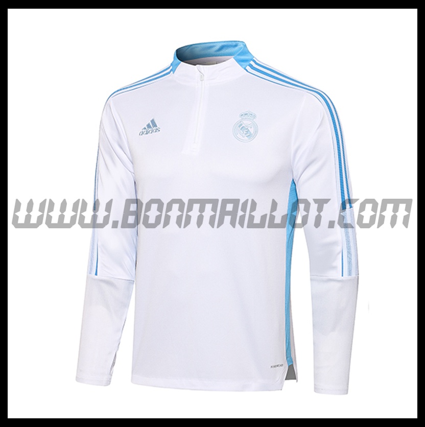 Sweatshirt Training Real Madrid Blanc 2021 2022