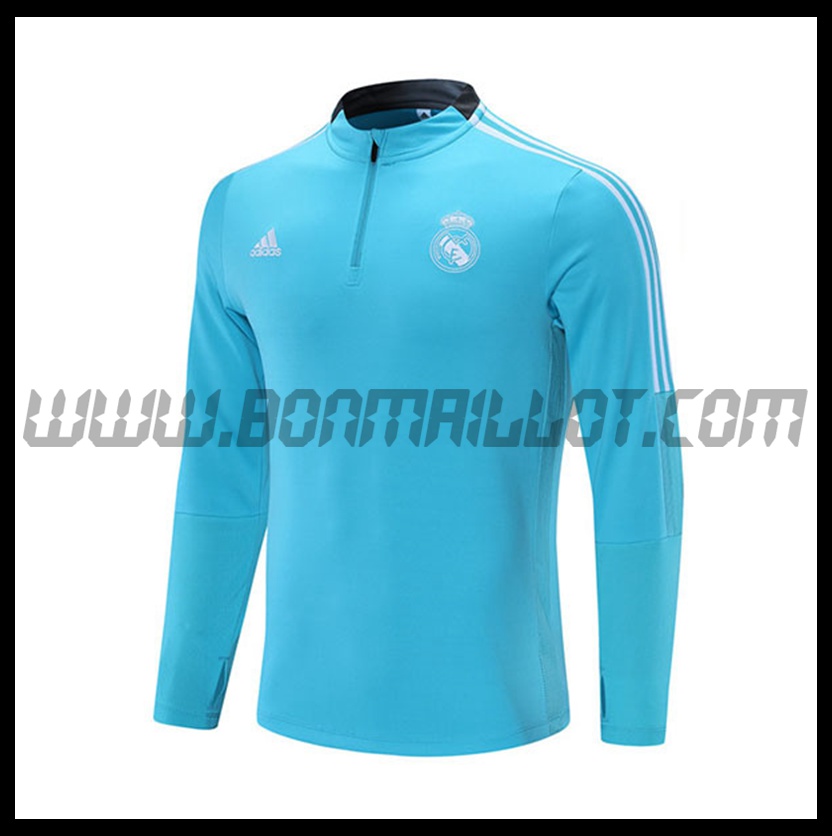 Sweatshirt Training Real Madrid Bleu Clair 2021 2022