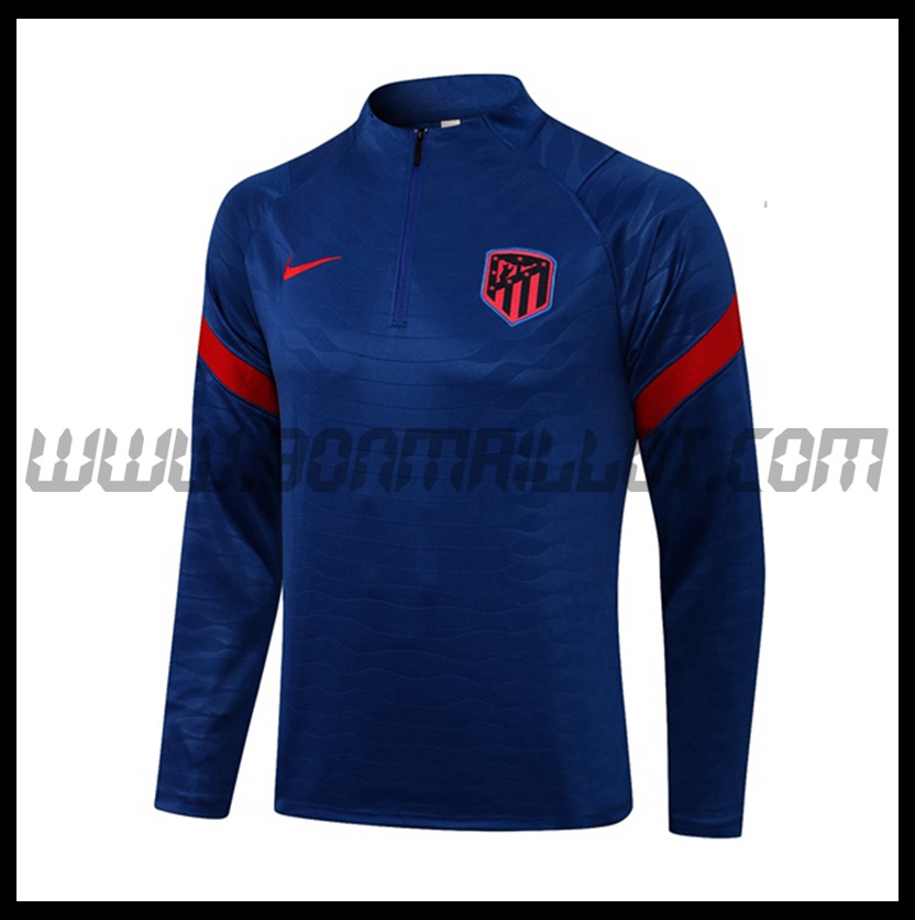 Sweatshirt Training Atletico Madrid Bleu 2021 2022