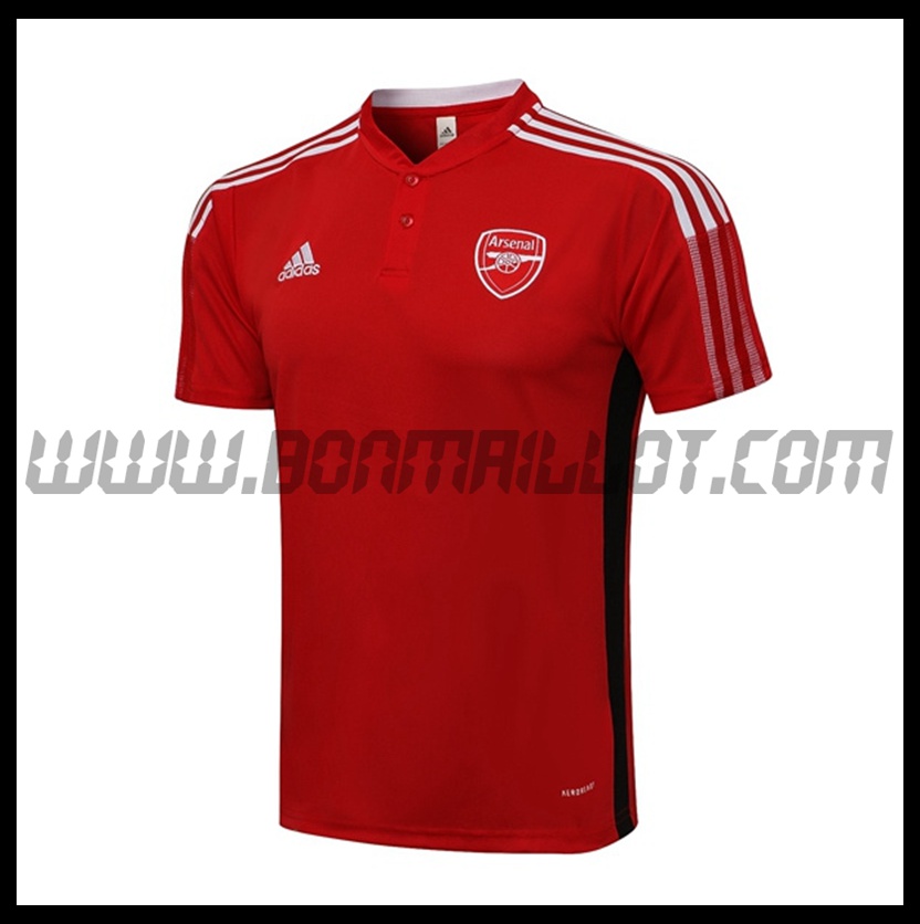 Polo Foot Arsenal Rouge 2021 2022