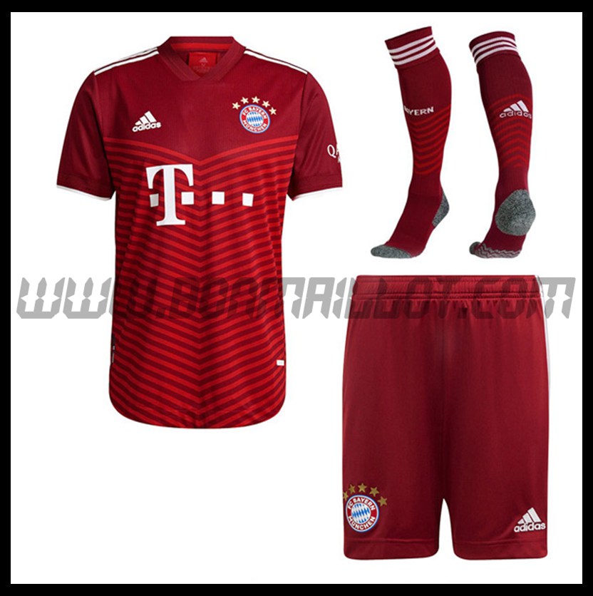 Ensemble Maillot Bayern Munich Domicile (Short + Chaussettes) 2021 2022