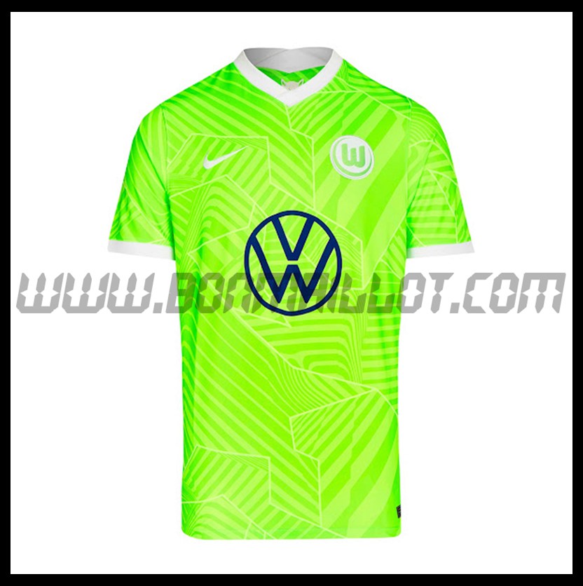 Maillot Foot Vfl Wolfsburg Domicile 2021 2022