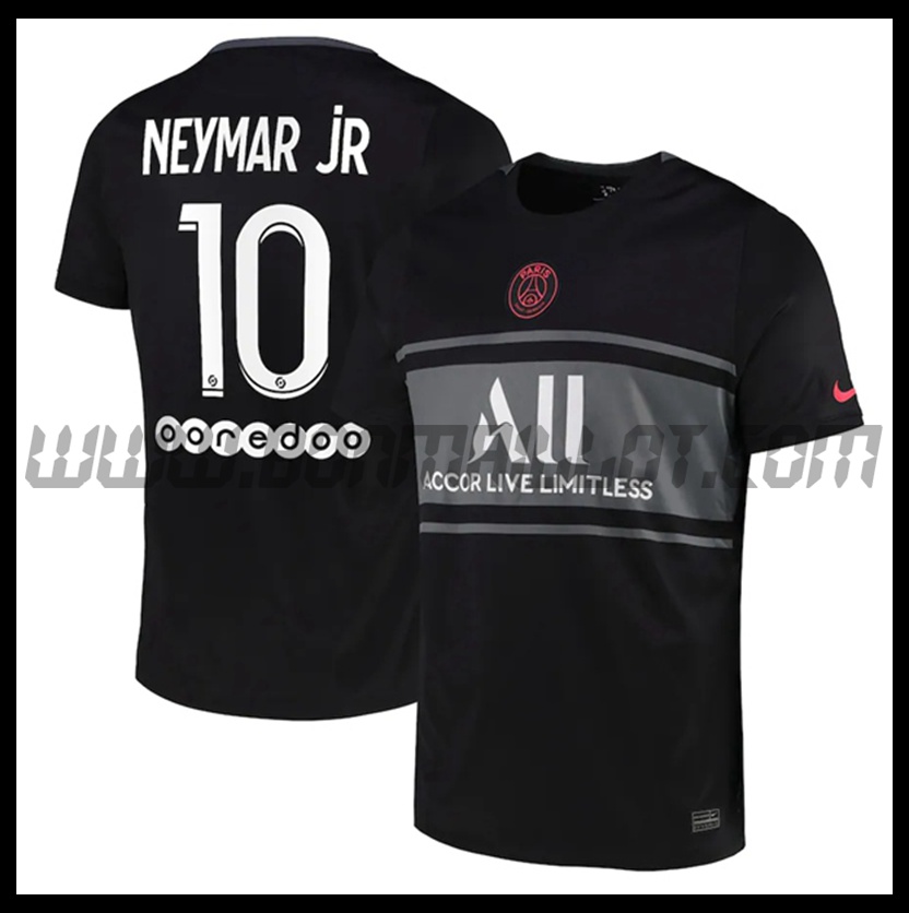 Maillot Foot PSG Jordan Neymar Jr 10 Third 2021 2022