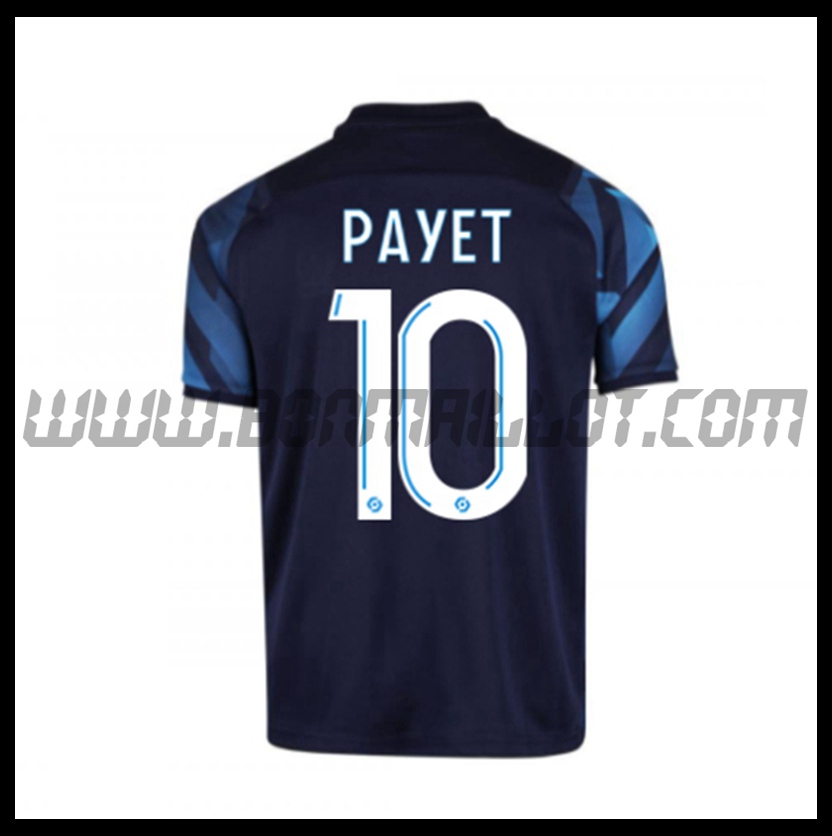 Maillot Foot Marseille OM PAYET 10 Exterieur 2021 2022