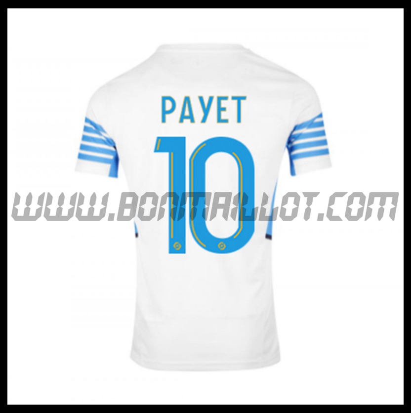 Maillot Foot Marseille OM PAYET 10 Domicile 2021 2022