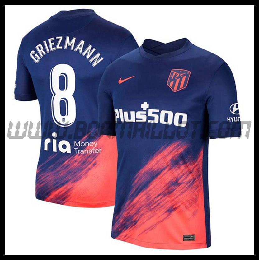 Maillot Foot Atletico Madrid Griezmann 8 Third 2021 2022