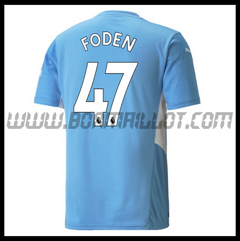 Maillot Foot Manchester City FODEN 47 Domicile 2021 2022