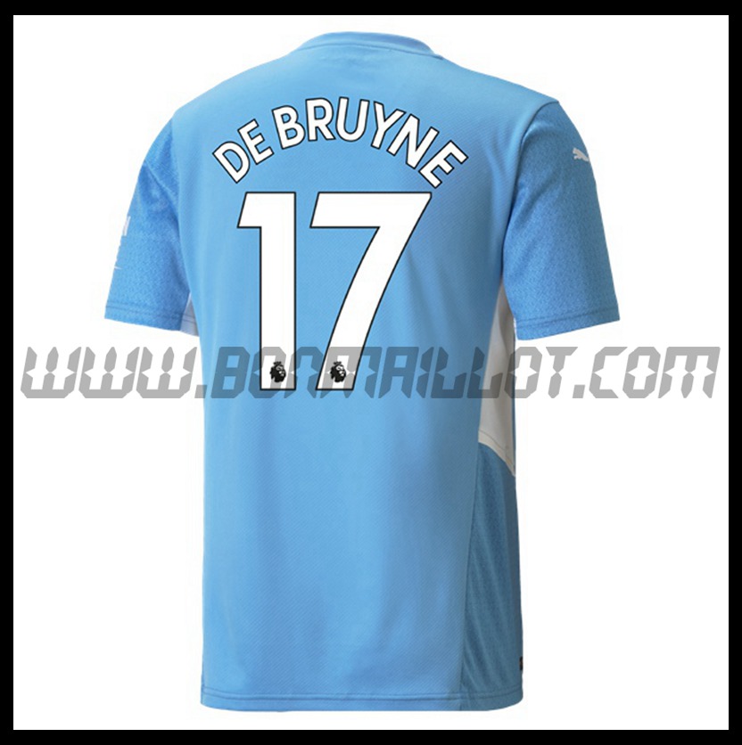 Maillot Foot Manchester City DEBRUYNE 17 Domicile 2021 2022