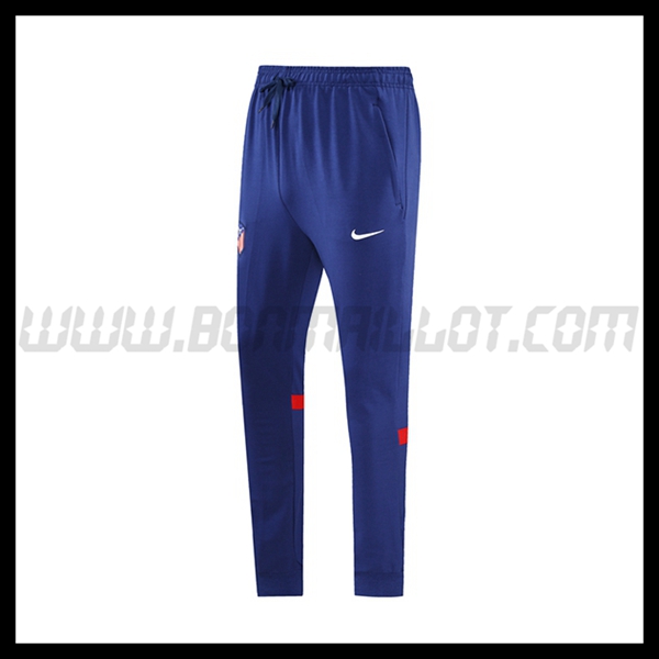 Pantalon Training Atletico Madrid Bleu Marine/Rouge 2021 2022