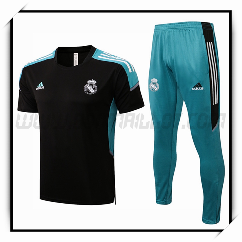 Ensemble Training T-Shirts Real Madrid + Pantalon Noir 2022 2023
