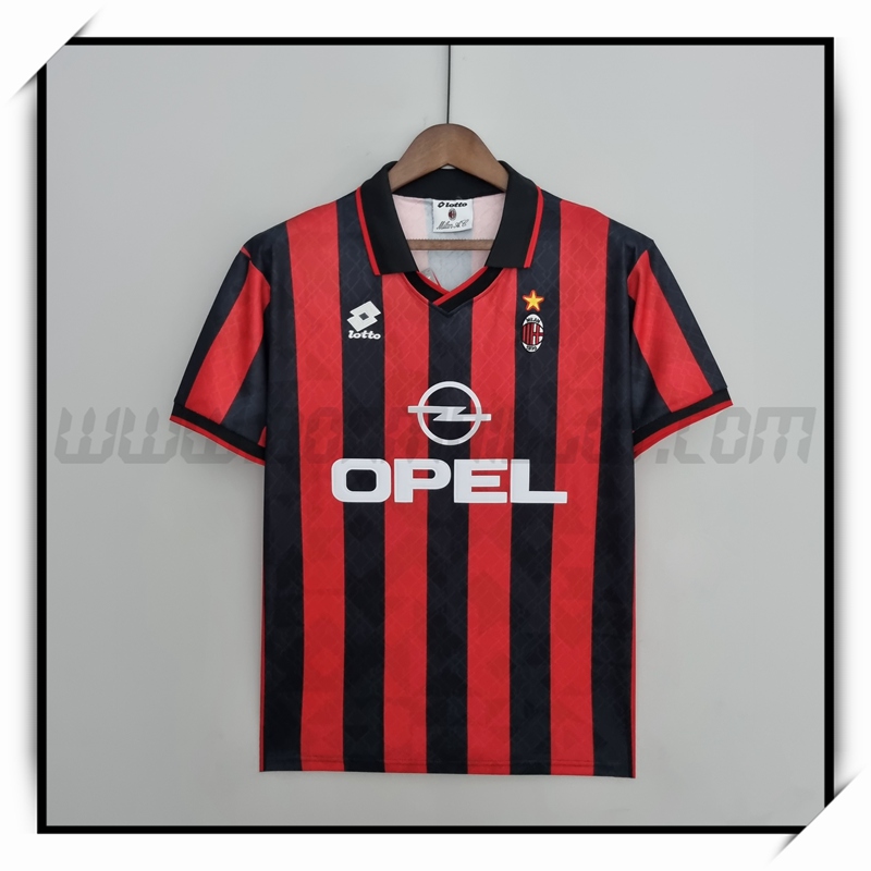 Maillot Foot Milan AC Retro Domicile 1995/1996