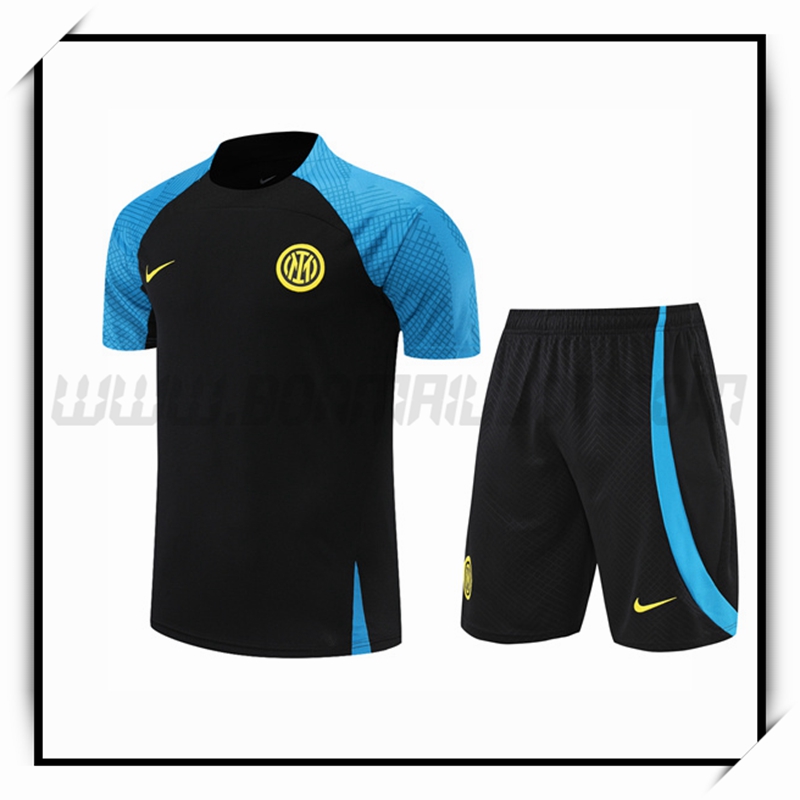 Ensemble Training T-Shirts Inter Milan + Shorts Noir 2022 2023