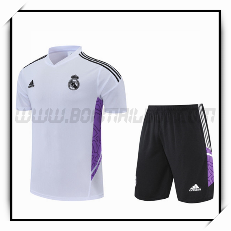Ensemble Training T-Shirts Real Madrid + Shorts Noir 2022 2023