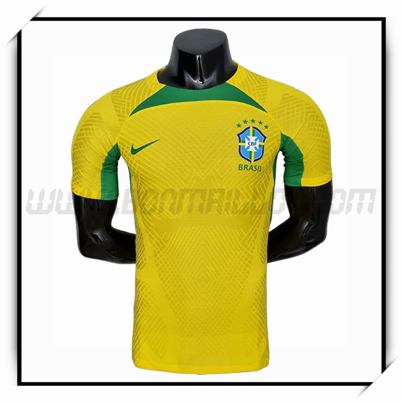 Training T-Shirts Brésil Jaune 2022 2023