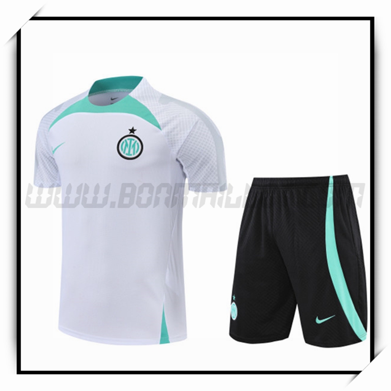 Ensemble Training T-Shirts Inter Milan + Shorts Blanc 2022 2023