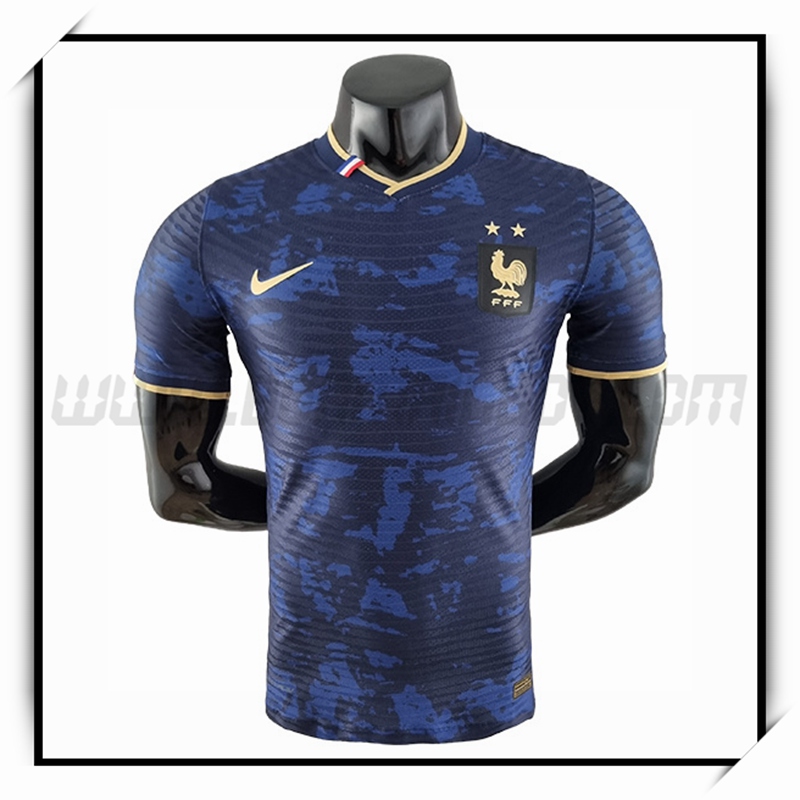 Maillot Foot France Bleu Marine Special Edition Coupe de monde 2022