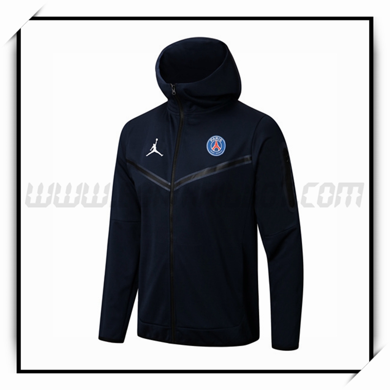 Veste A Capuche Jordan PSG Bleu Marine 2022 2023