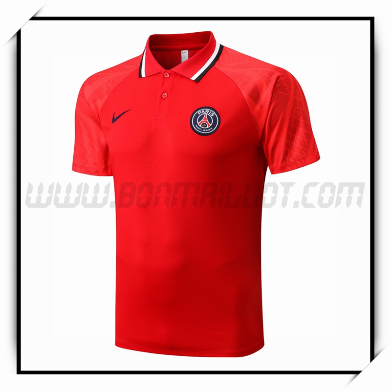 Polo Foot PSG Rouge 2022 2023