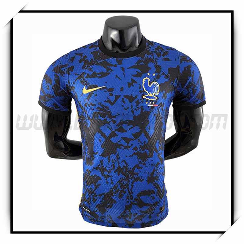 Maillot Foot France Bleu Special Edition Coupe de monde 2022