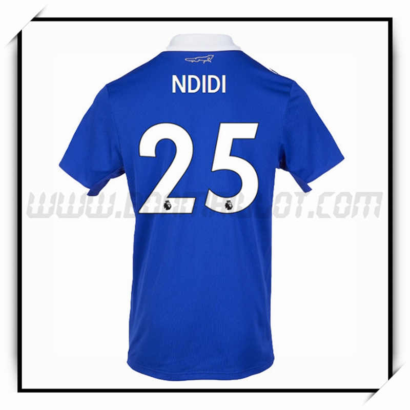 Maillot Foot Leicester City NDIDI #25 Domicile 2022 2023