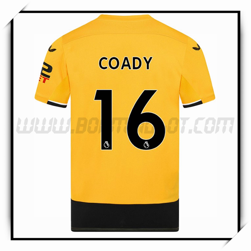 Maillot Foot Wolves COADY #16 Domicile 2022 2023