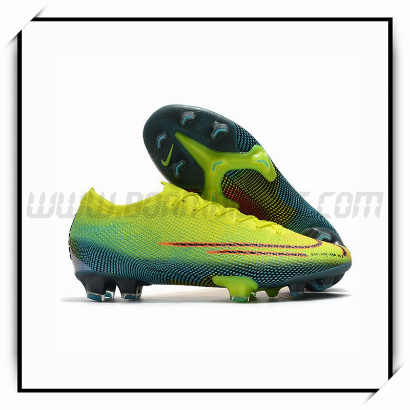 Nike Chaussures de Foot Dream Speed Mercurial Vapor 13 Elite FG Jaune/Vert