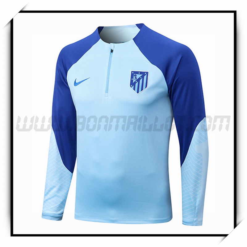 Sweatshirt Training Atletico Madrid Bleu 2022 2023