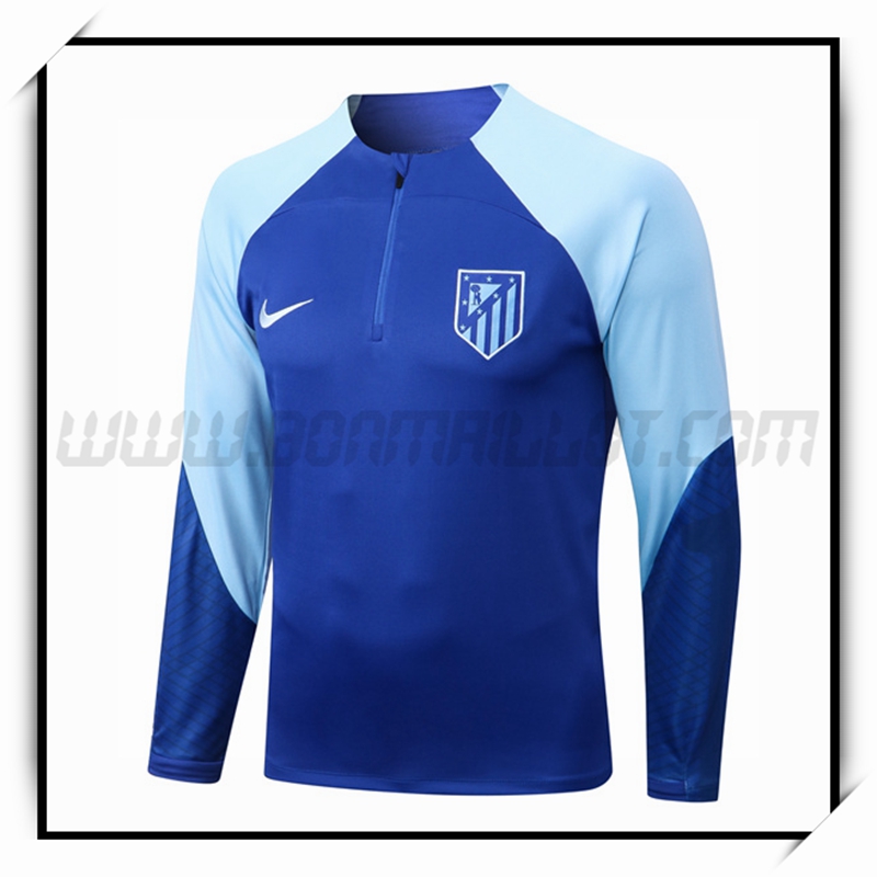 Sweatshirt Training Atletico Madrid Bleu Marine 2022 2023