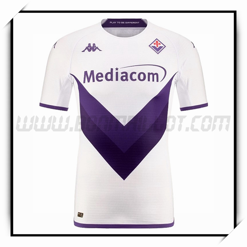 Nouveau Maillot ACF Fiorentina Exterieur Blanc 2022 2023