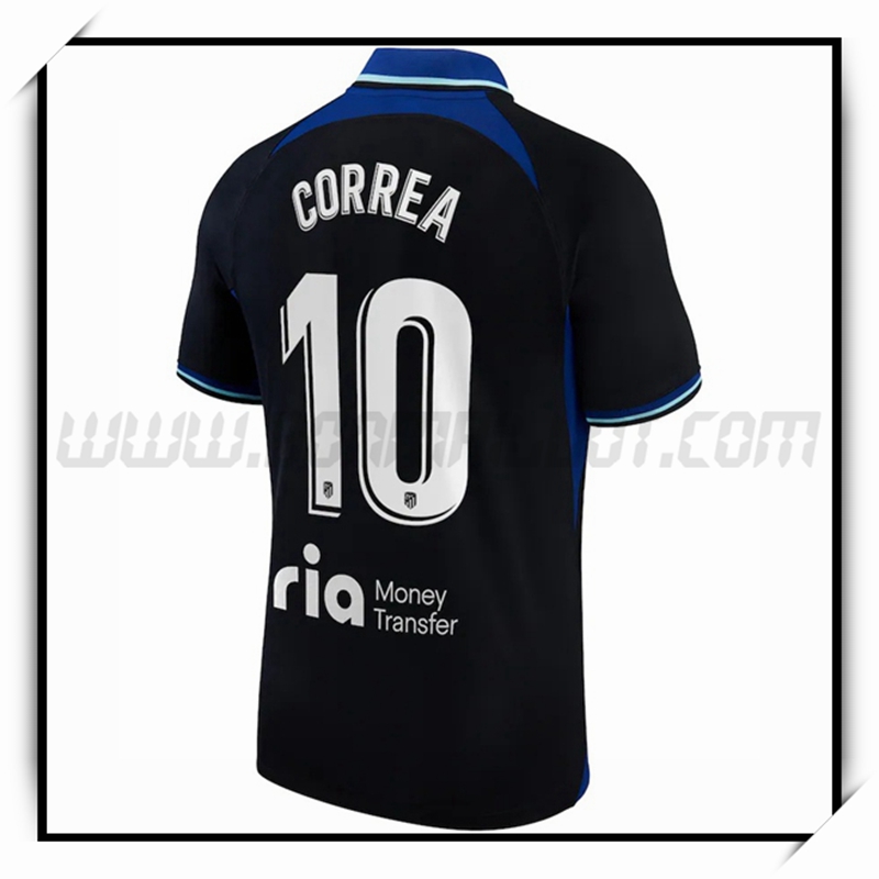 Magasin Vendu Maillot de Atletico Madrid CORREA 10 Exterieur 22/23 personnalisé