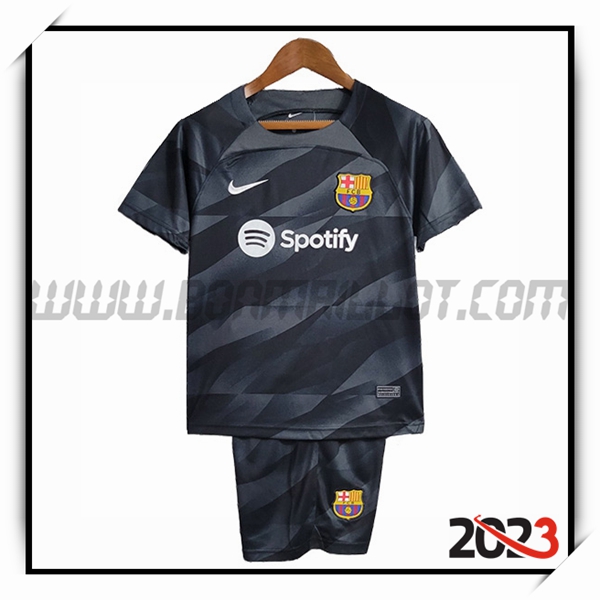 Meilleur Magasin Vente Ensemble Maillot Gardien FC Barcelone 23/24 Enfant a personnaliser