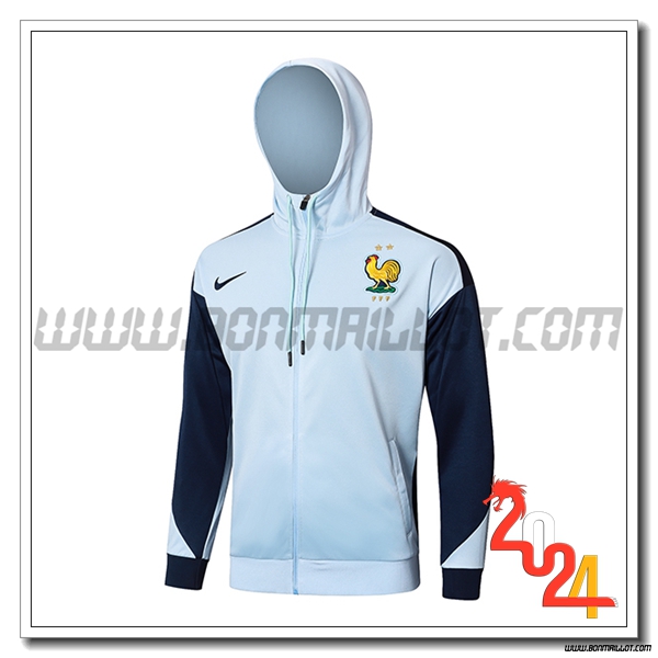 Veste A Capuche France Bleu 2024 2025