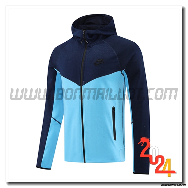 Veste A Capuche Adidas Bleu 2024 2025