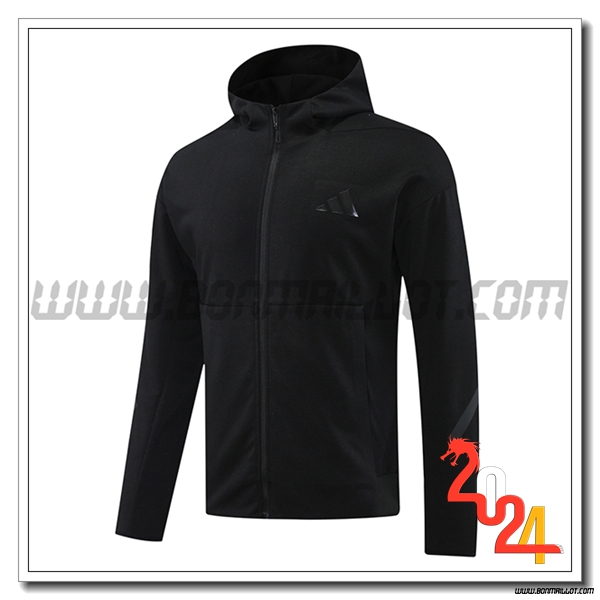 Veste A Capuche Adidas Noir 2024 2025